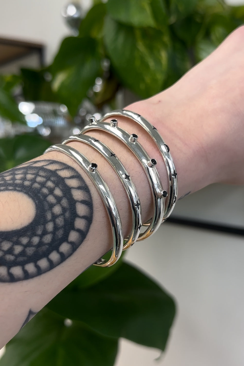 Sparkle Stamped Cuff