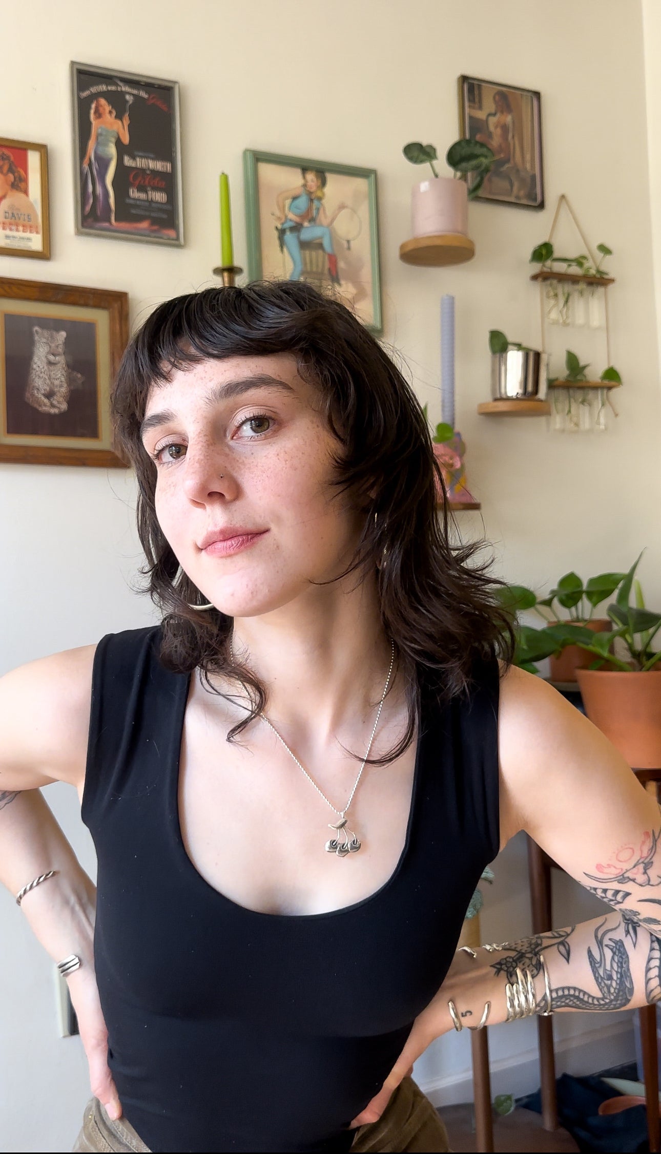 Triple Cherry Necklace