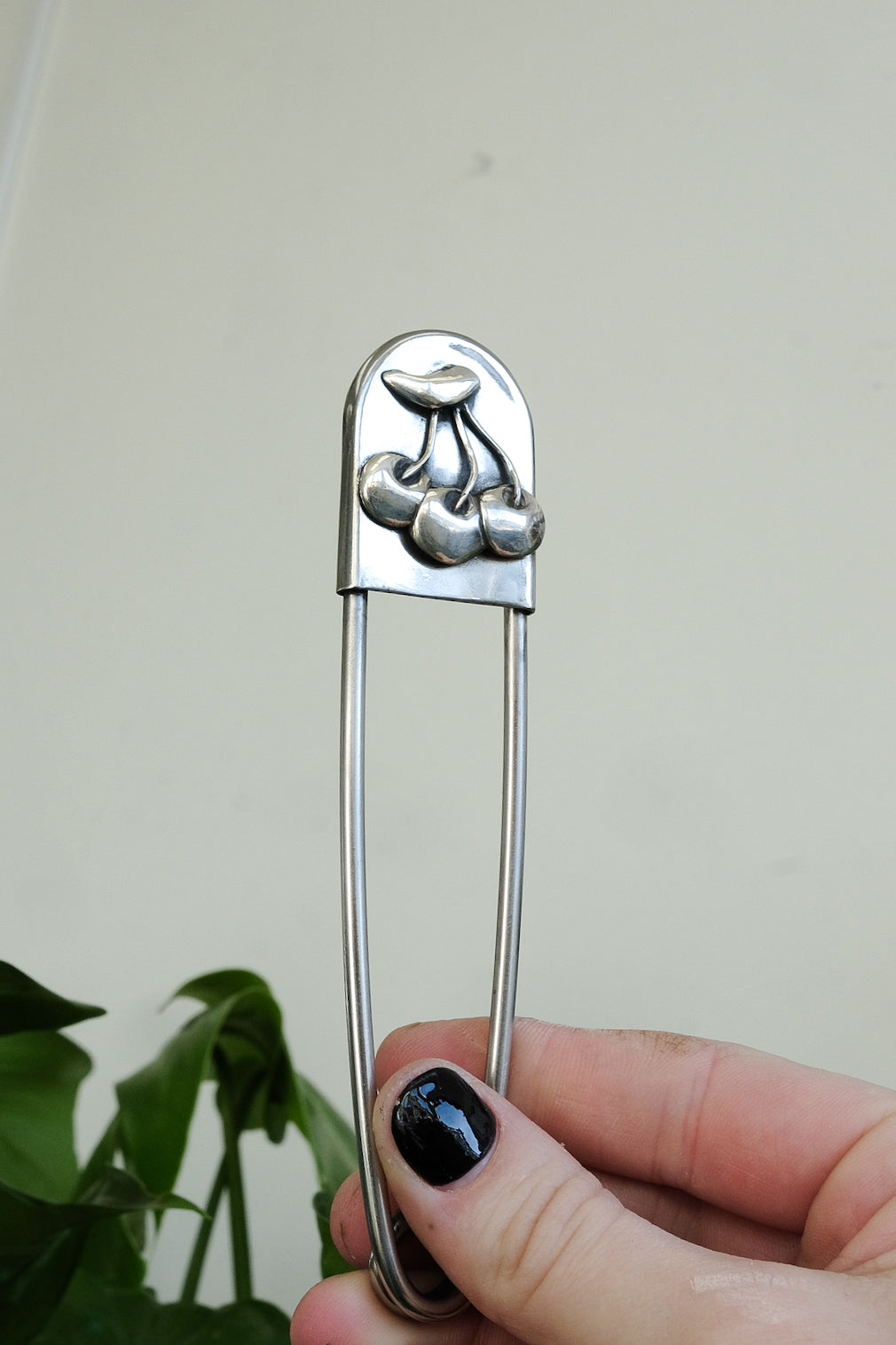 Triple Cherry XL Safety Pin