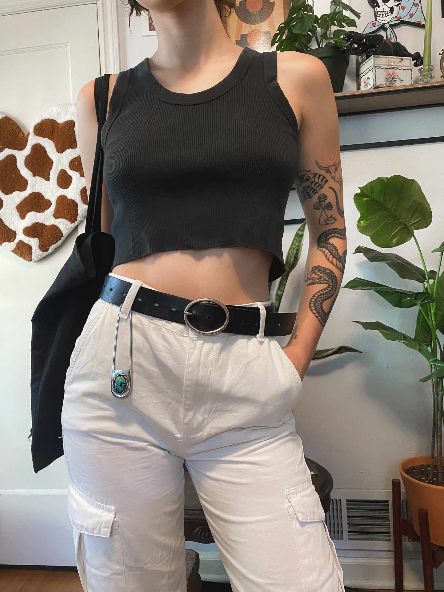 Turquoise Safety Pin